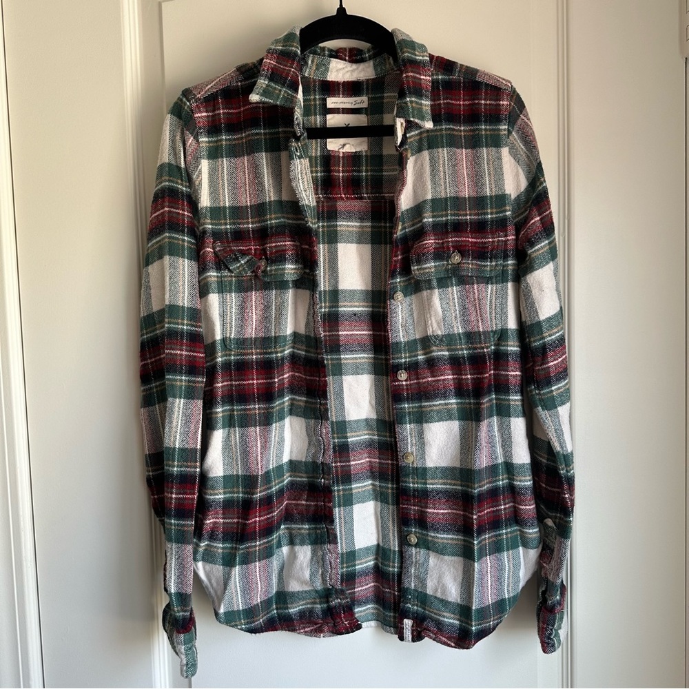American Eagle Plaid Flannel